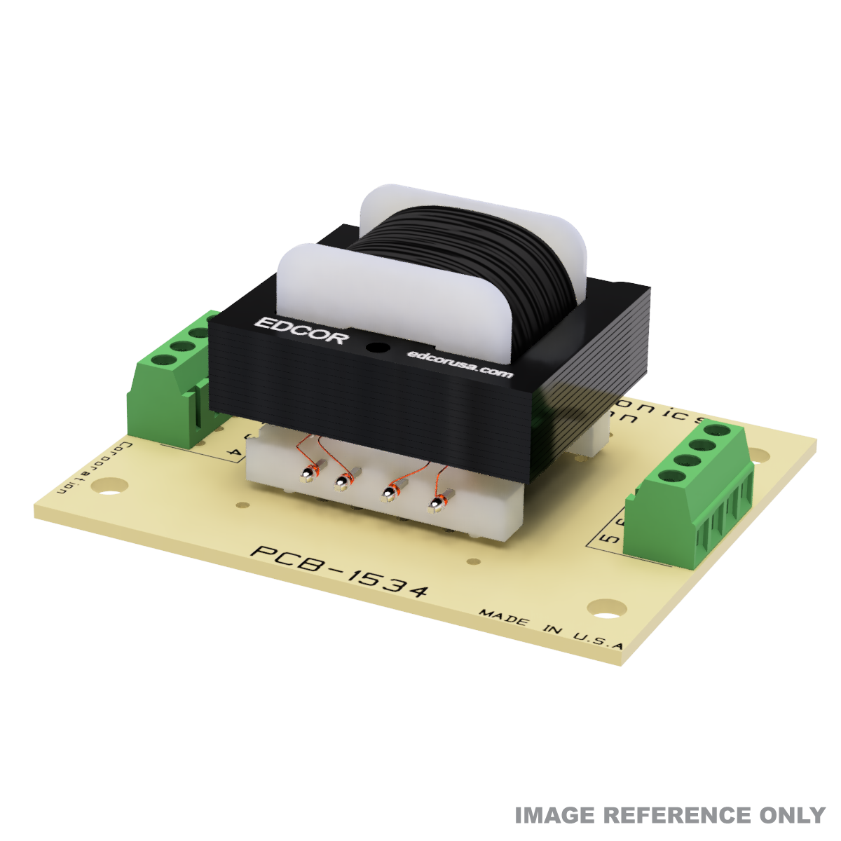 UMM-T Series - 1/2W PC mounted unbalanced line matching transformers.