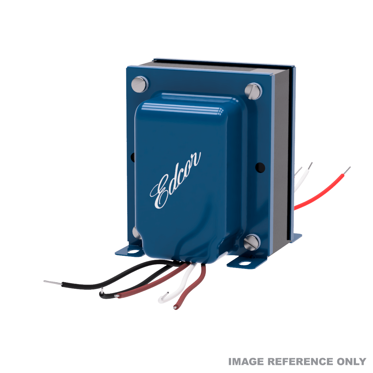 EDCOR EI125 x 1.5 in. vertical transformer with blue end bells - Reference image