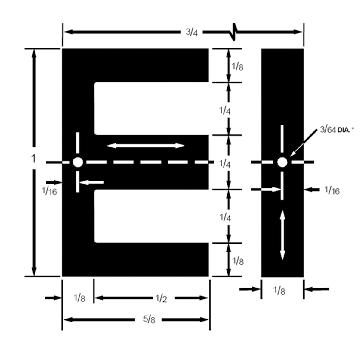 EI 25, M6 29 Gauge Orientated Single Phase Steel Lamination (1 string).