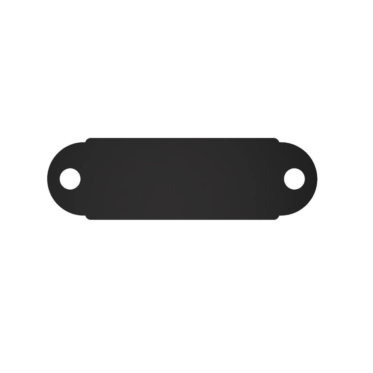 EI050 x 5/8" Horizontal Channel/Frame Mounting Pad/Insulator