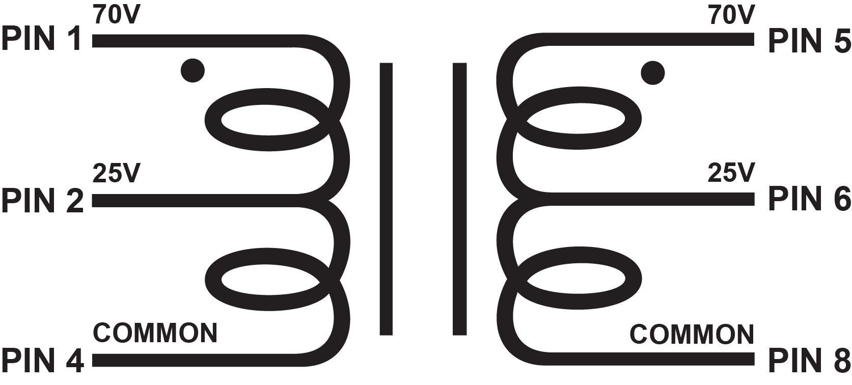 EDCOR Distribution Matcher WSM7015 - 15W voltage distribution matching transformer.