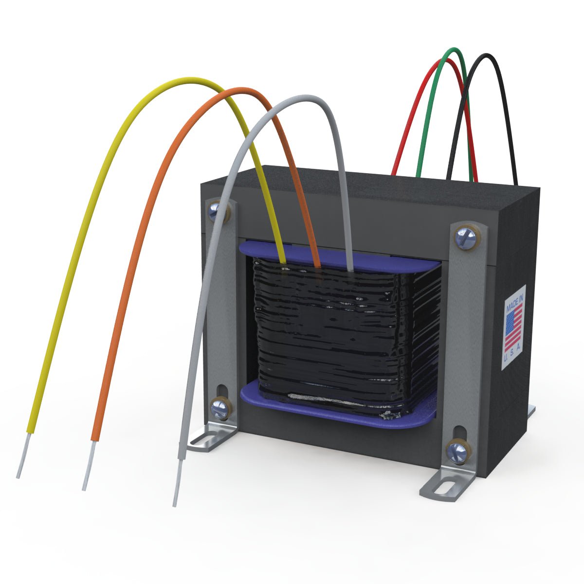 EDCOR Bidirectional Distribution EA200 - 200W bidirectional audio distribution transformer.