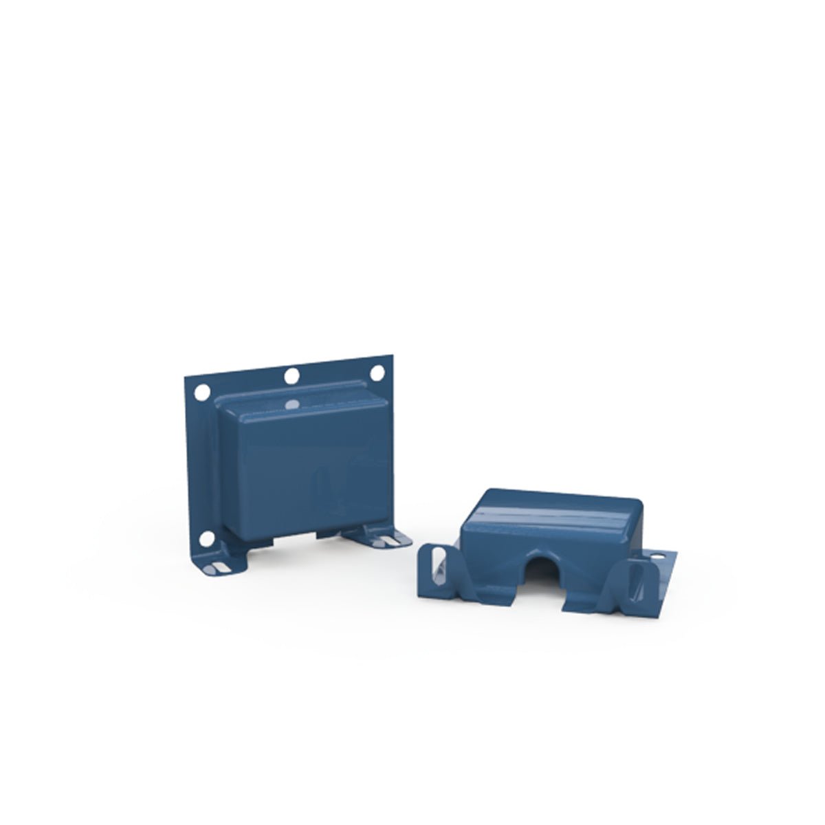 EDCOR End Bells Horizontal End Bells for EI087 (7/8") Gentian Blue (RAL 5010)(Pair)