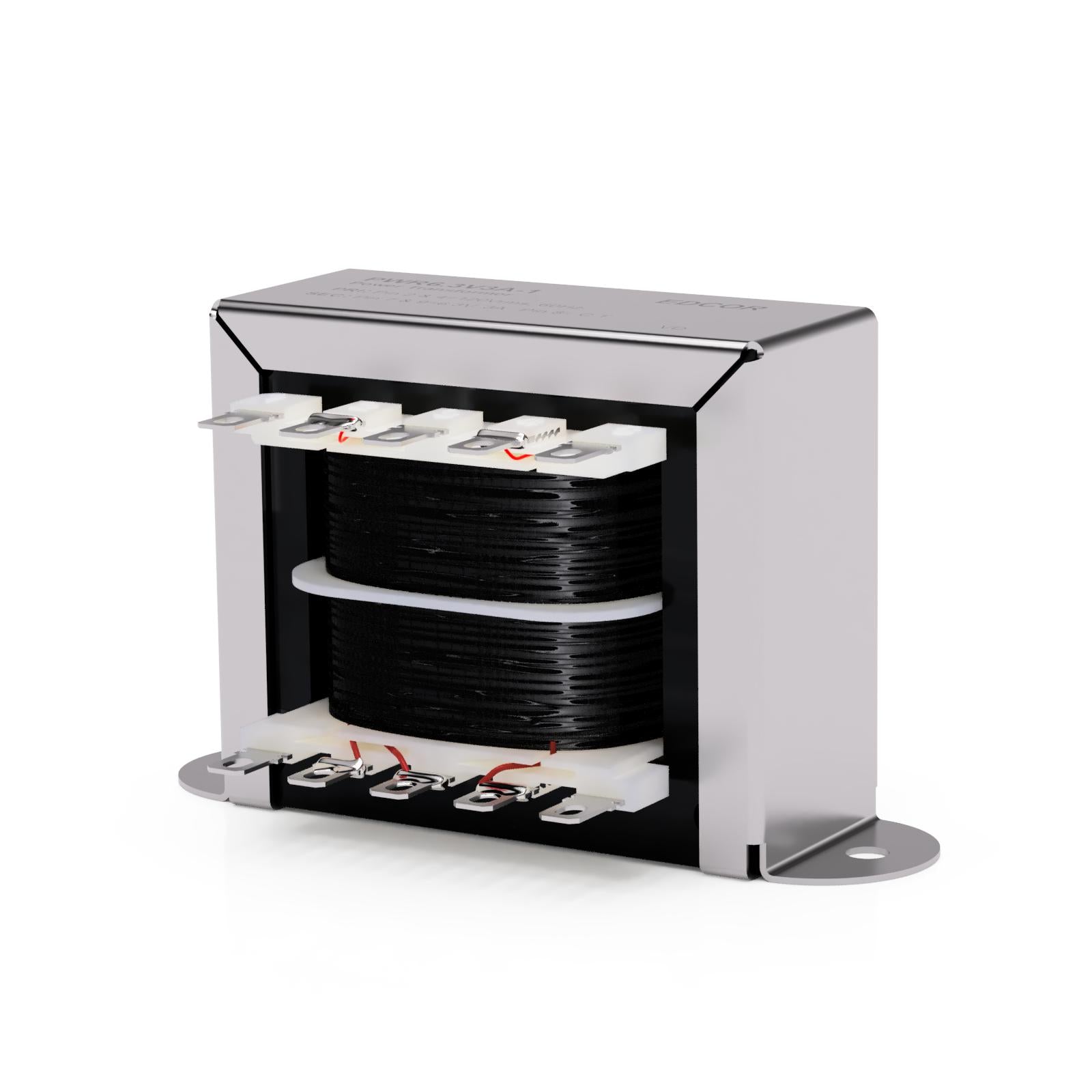 EDCOR Low Voltage Power Transformers PWR20V2A (20V@2A CT)