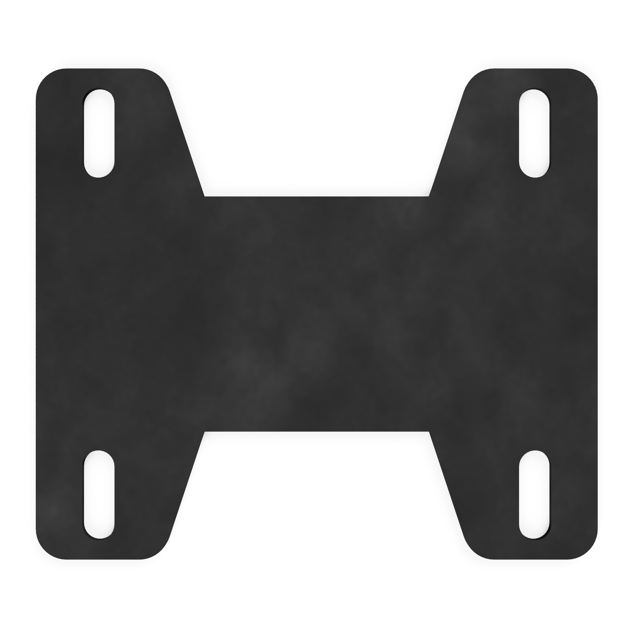 EDCOR Insulator EI100 x 1" Horizontal End Bell Mounting Pad/Insulator