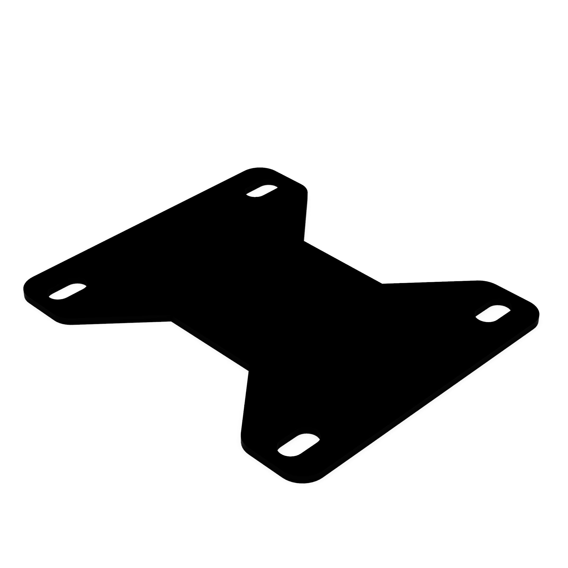 EDCOR Insulator EI100 x 1 1/4" Horizontal End Bell Mounting Pad/Insulator