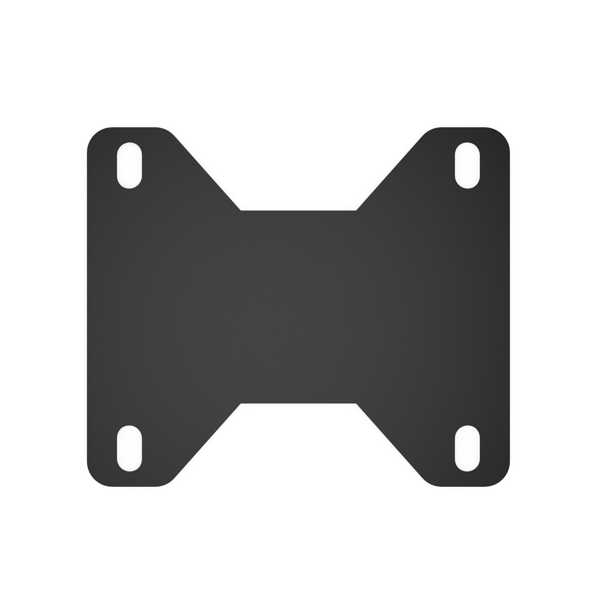 EDCOR Insulator EI100 x 1 1/4" Horizontal End Bell Mounting Pad/Insulator