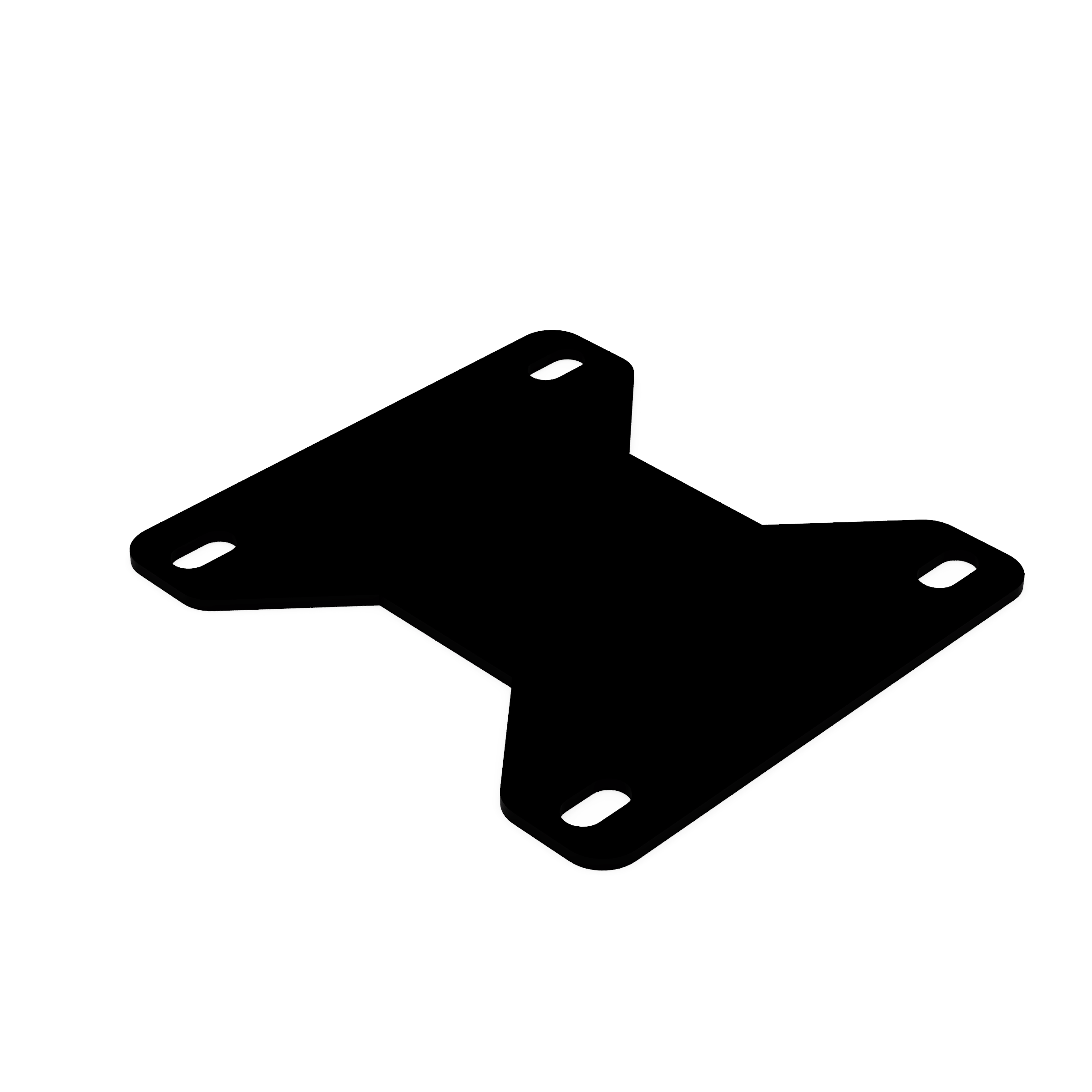 EDCOR Insulator EI100 x 1 1/2" Horizontal End Bell Mounting Pad/Insulator