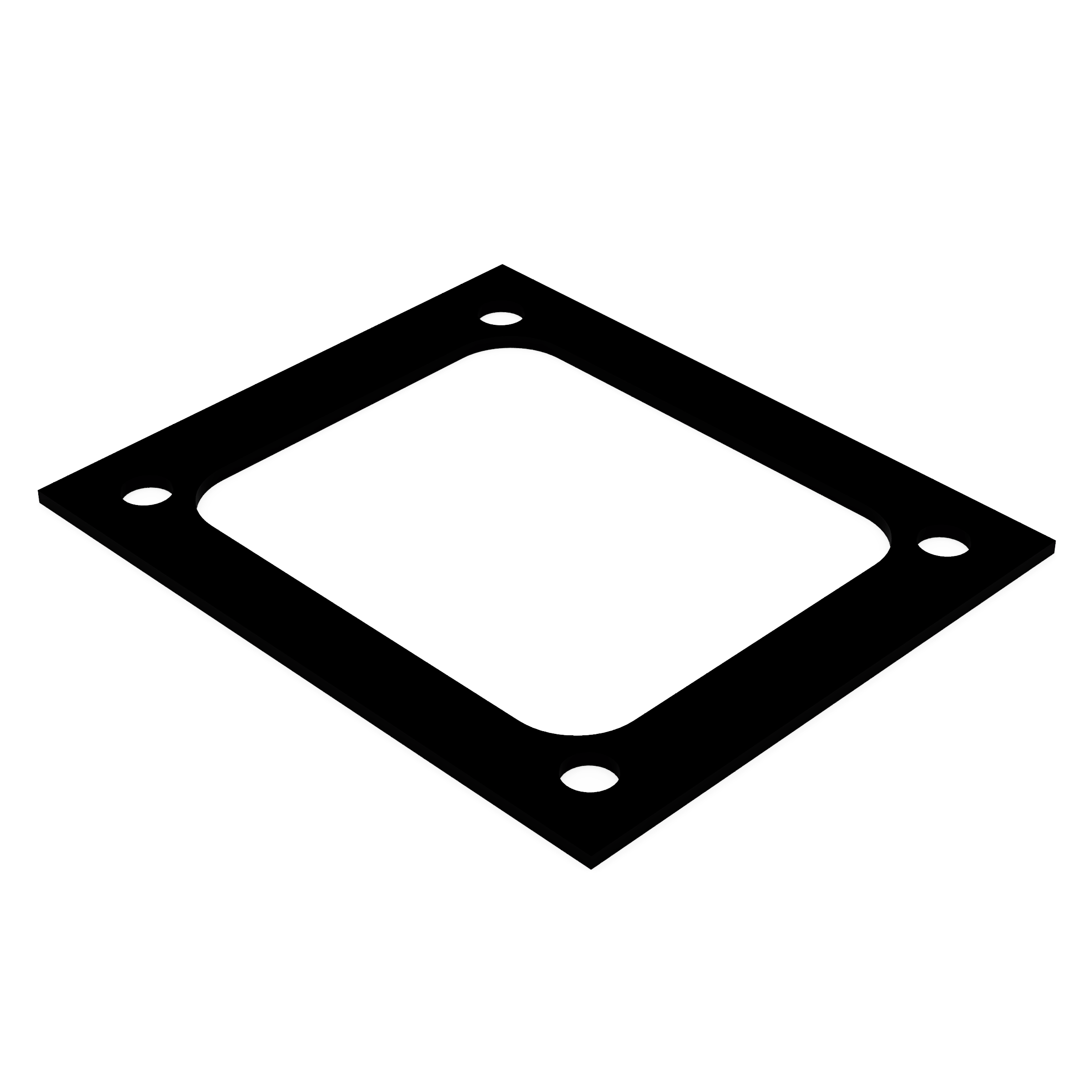 EDCOR Insulator EI100 Laydown/Z Mount End Bell Mounting Pad/Insulator