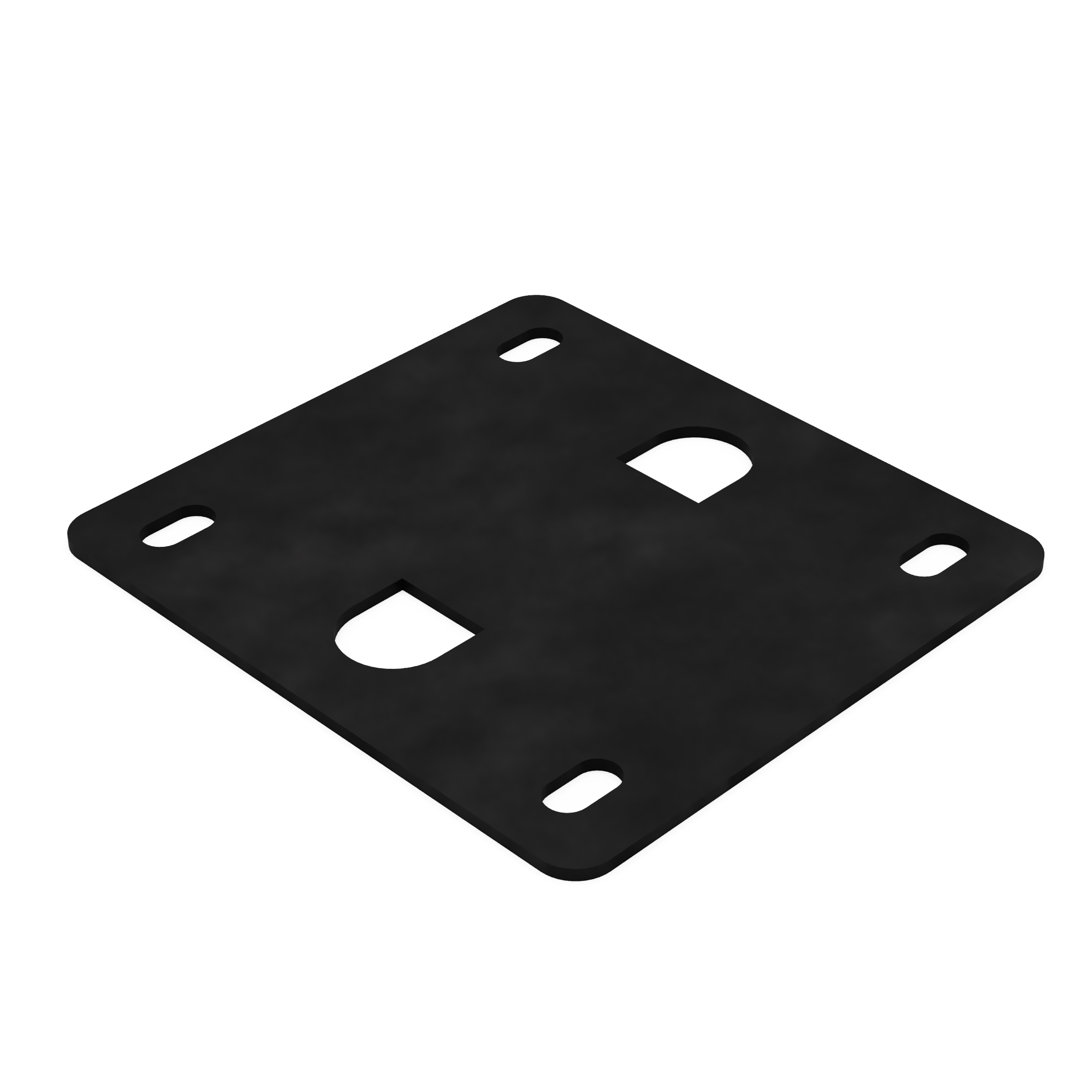 EI125 x 1 1/4" Vertical End Bell Mounting Pad/Insulator