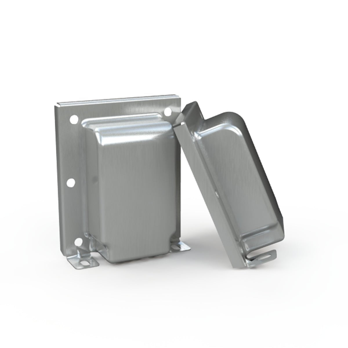 EDCOR End Bells Vertical End Bells for EI125 (1-1/4") Zinc Plated (Pair)