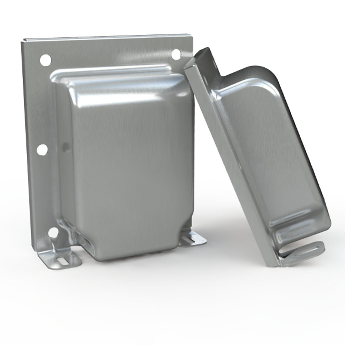 EDCOR End Bells Vertical End Bells for EI150 (1-1/2") Zinc Plated (Pair)