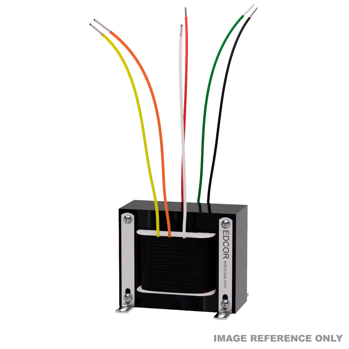 EDCOR EI150 x 2 in. horizontal transformer with brackets - Reference image