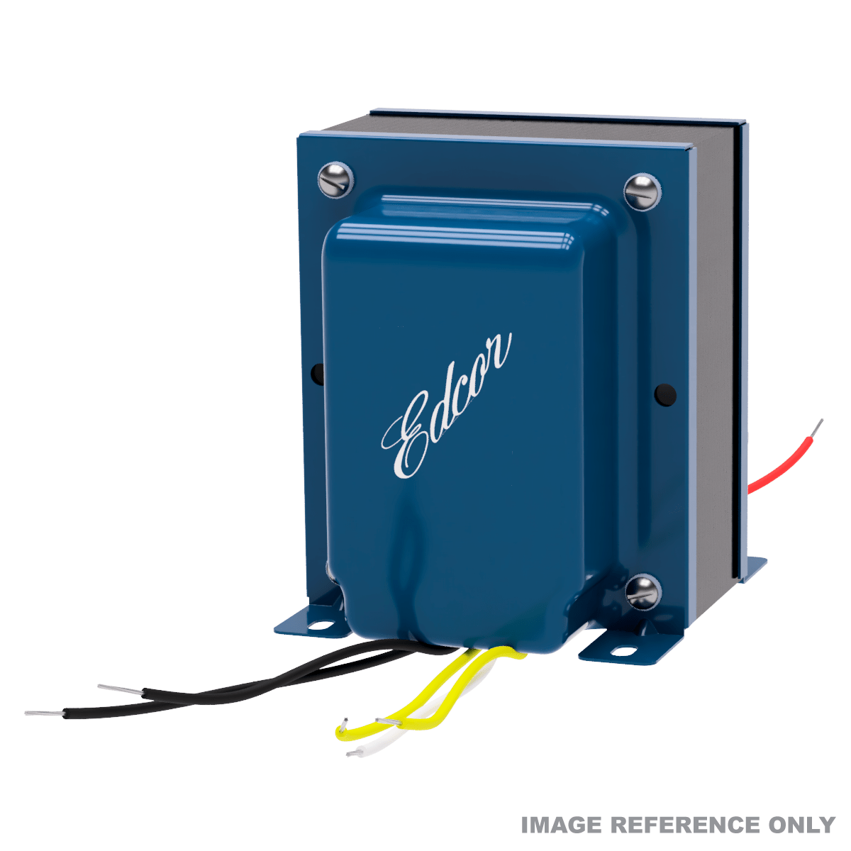 EDCOR EI150 x 2 in. vertical transformer with blue end bells  - reference image