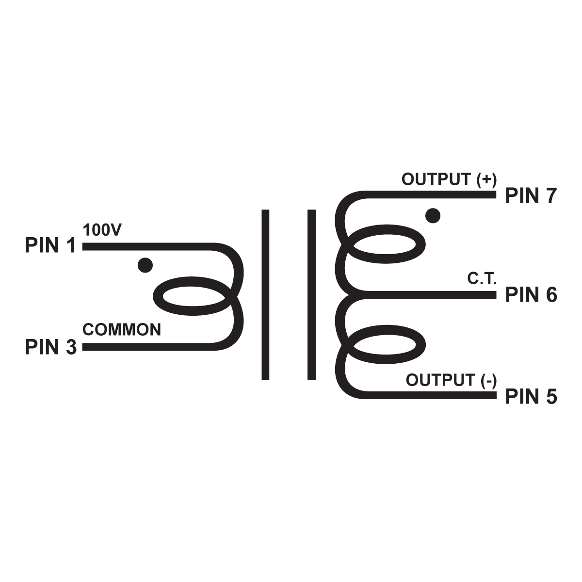 UMM Distribution Series - 1/2W distribution voltage matching transformers.