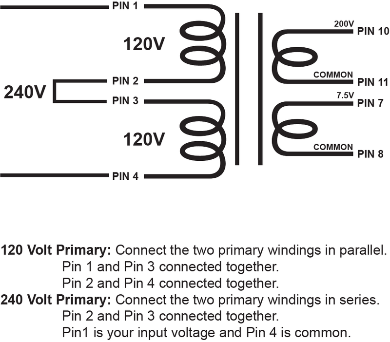 XPWR274 - 200V@40mA & 7.5V@1.5A