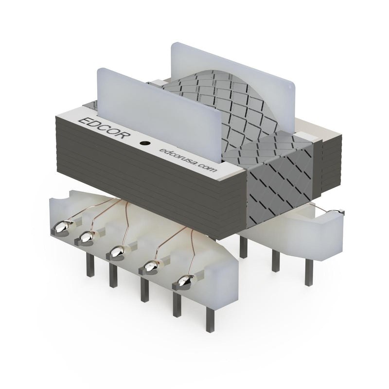 RMX1-PC Series - 1:37 ratio PC mounted ribbon microphone matching transformer.