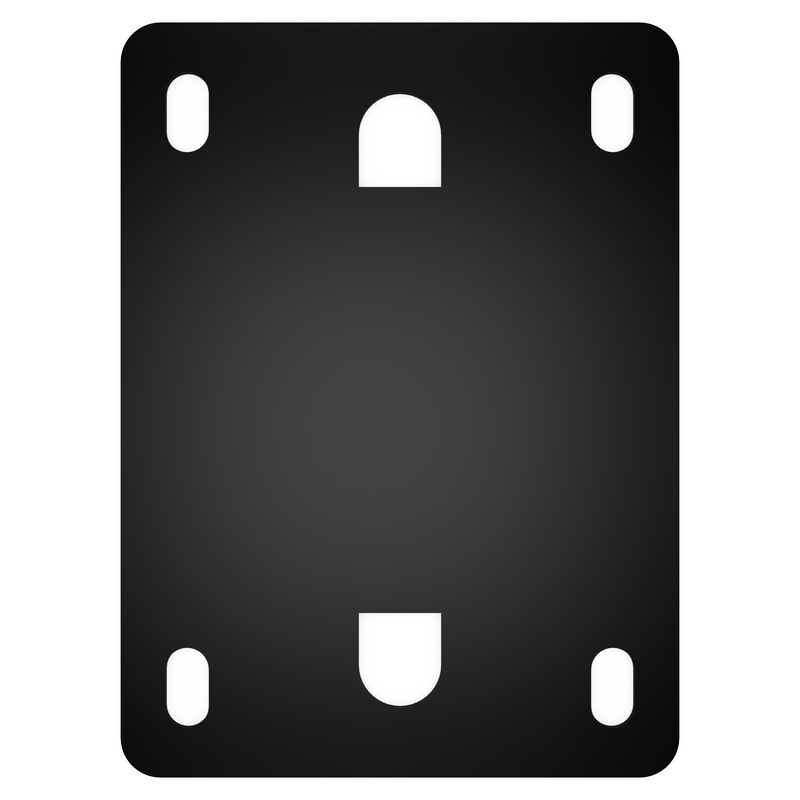 EI100 x 2" Vertical End Bell Mounting Pad/Insulator