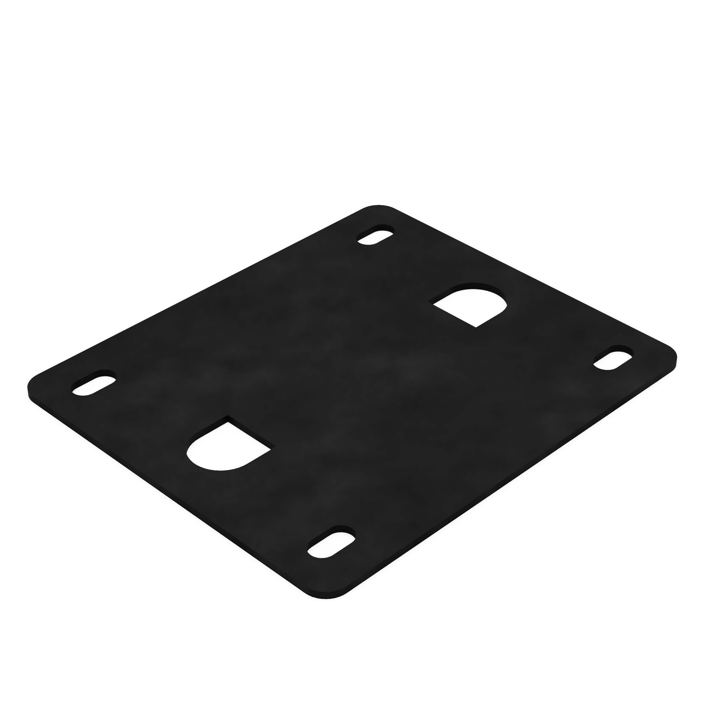 EI125 x 2" Vertical End Bell Mounting Pad/Insulator