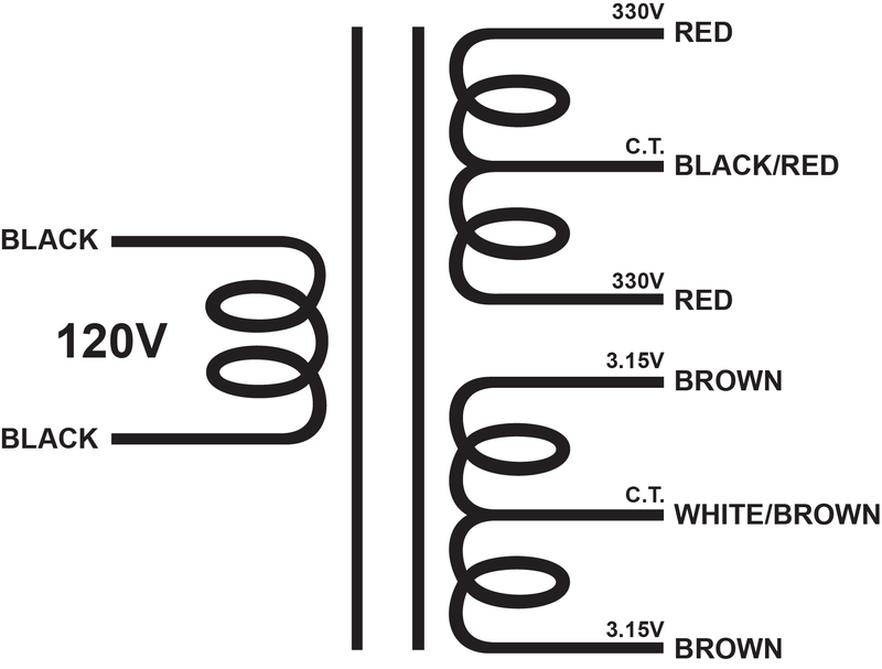 XPWR051 - 660V@125mA CT & 6.3V@4A CT