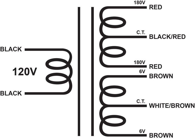 XPWR236 - 360V@250mA CT & 12V@2A CT
