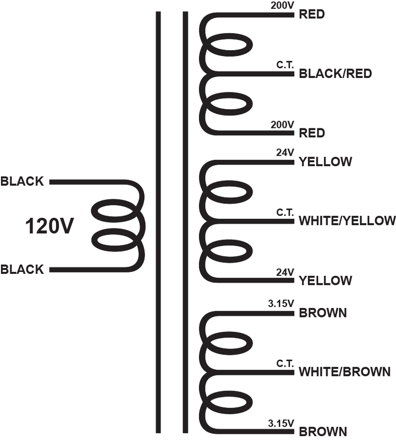 XPWR259 - 400V@75mA CT, 48V@2A CT, & 6.3V@1A CT