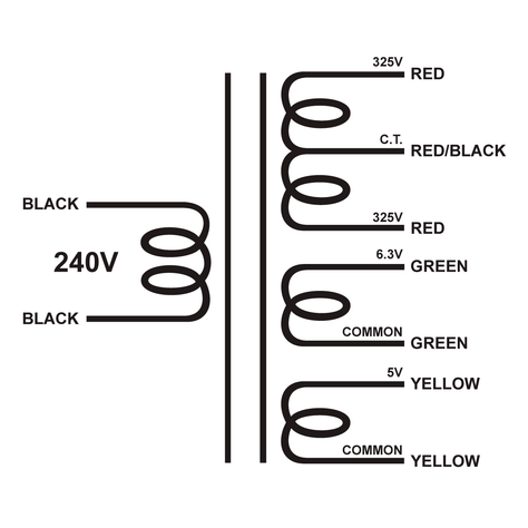 XPWR283 - 650V@100mA CT, 6.3V@2.25A & 5V@3A.